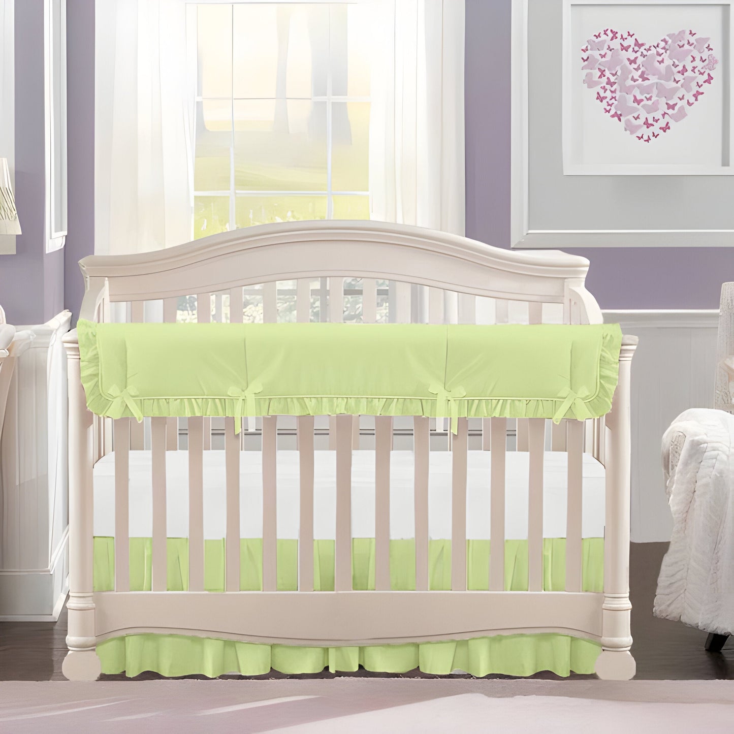 Cotton Knitted Crib Rail Cover