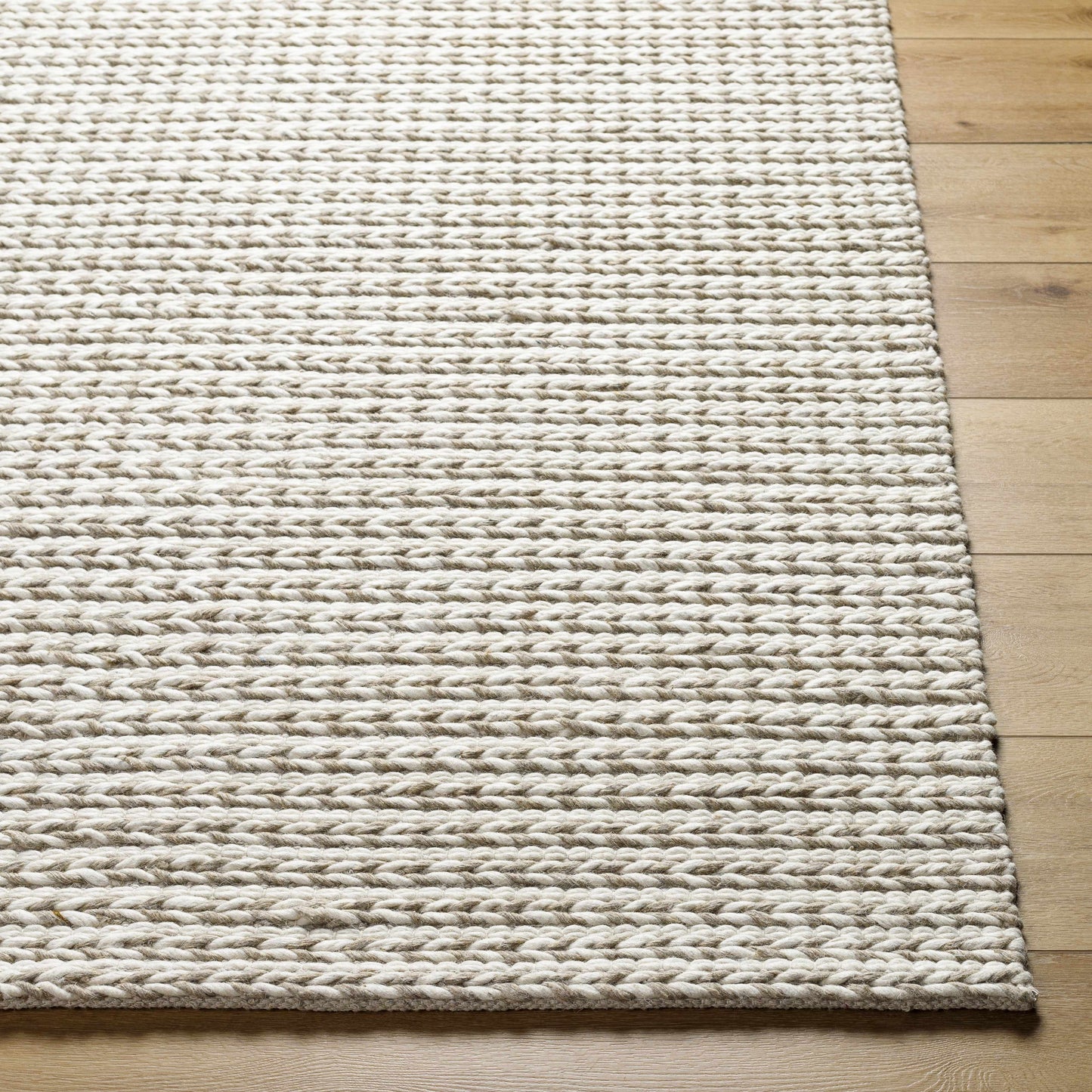 Lenci Hand Woven Wool Area Rug