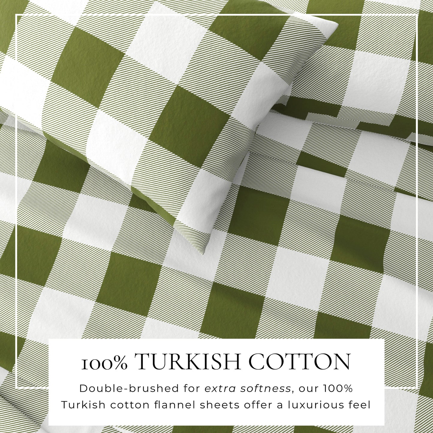 Turkish Cotton Flannel Sheet - Belle Collection
