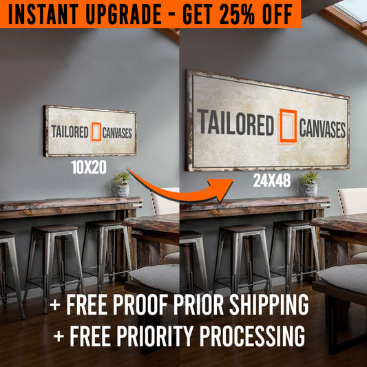 10x20 ---> 24x48 Size Upgrade