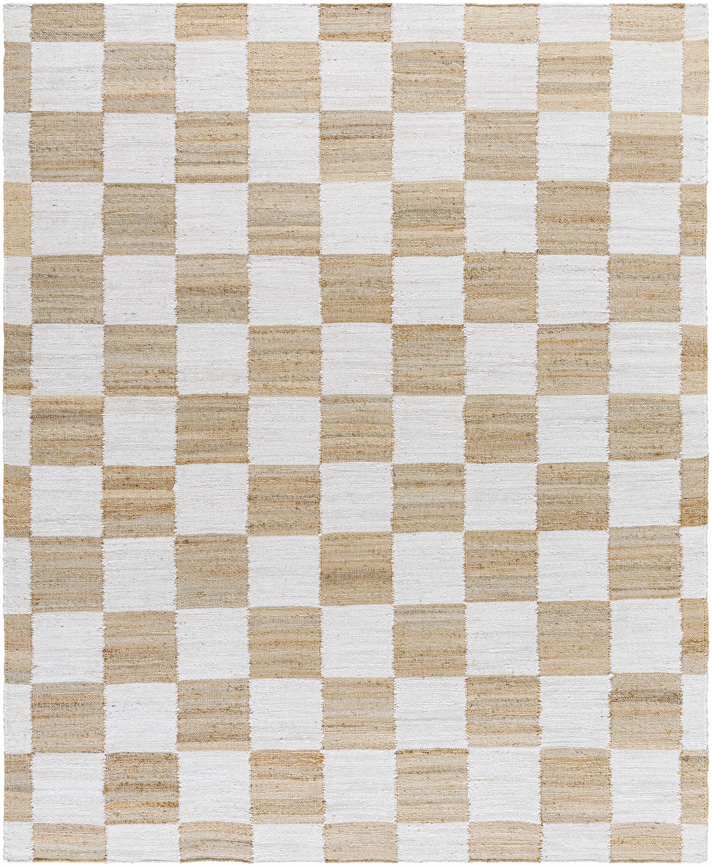 Tyhir Checkered Jute Rug