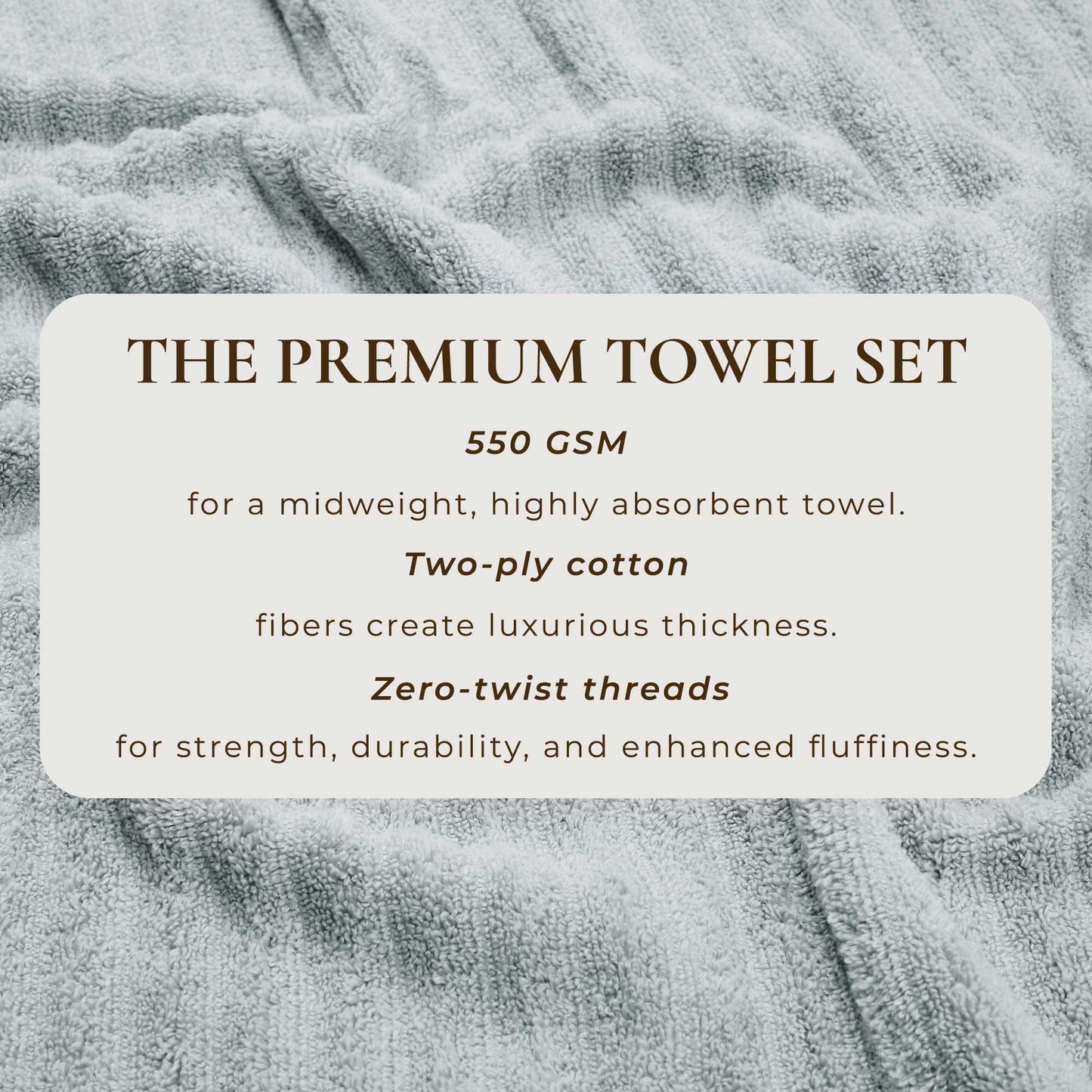 Luxury Cotton Towels - Karina Collection