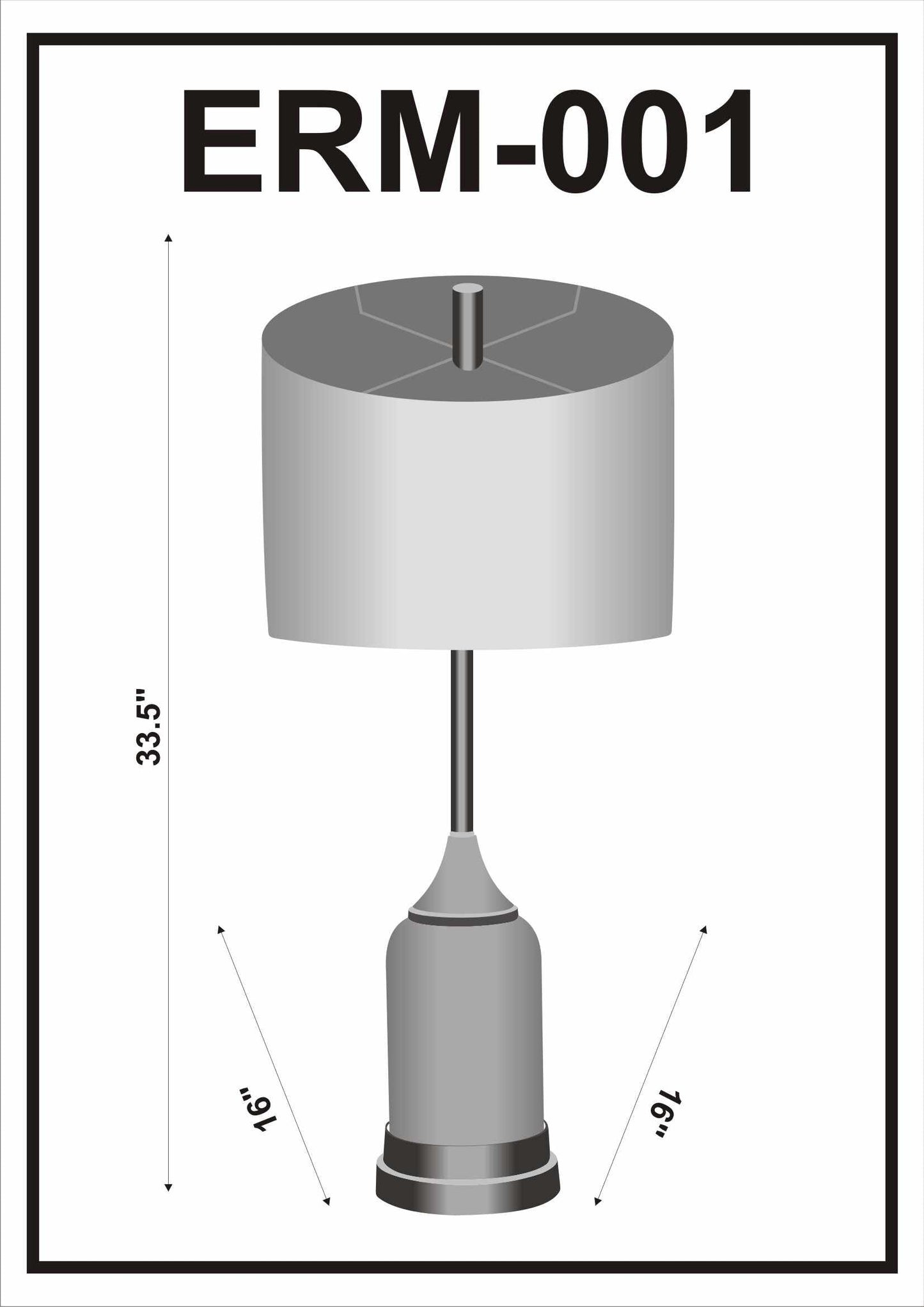 Vegreville Table Lamp - Clearance