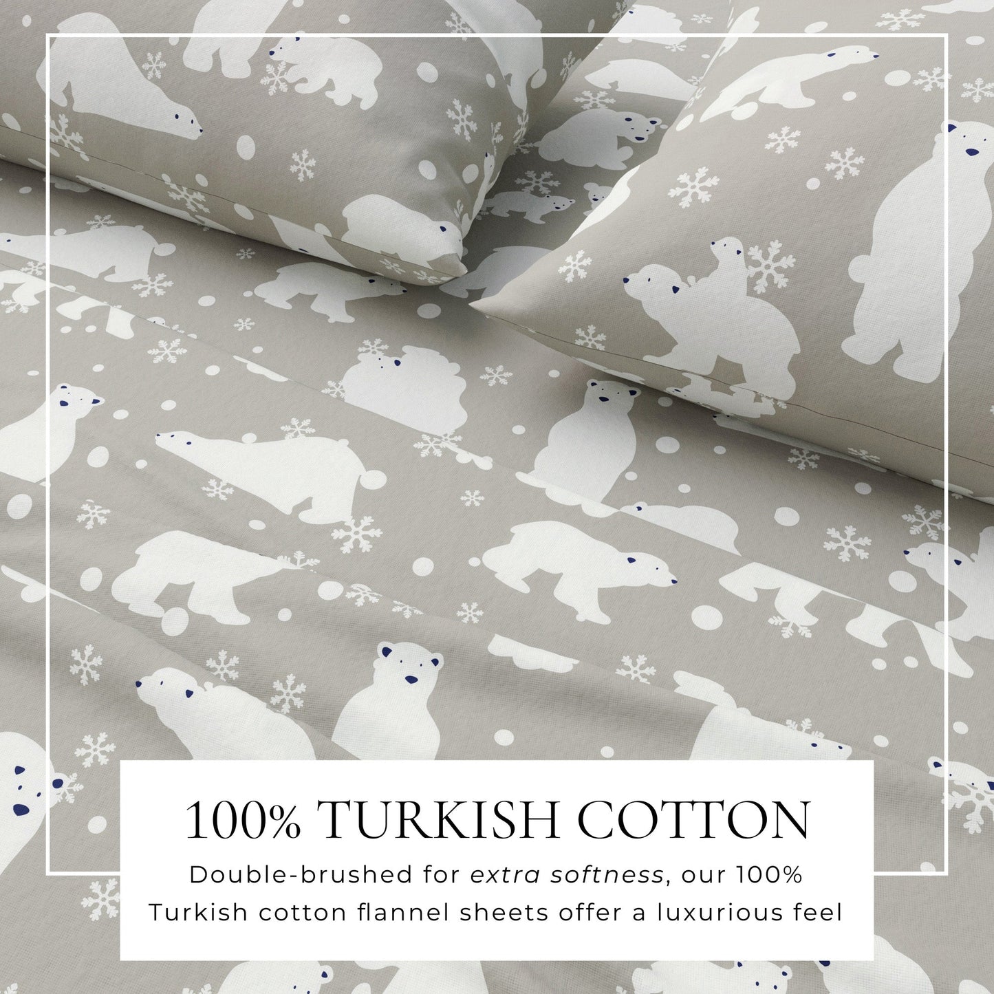 4-Piece Turkish Cotton Flannel Sheet - Stratton Collection