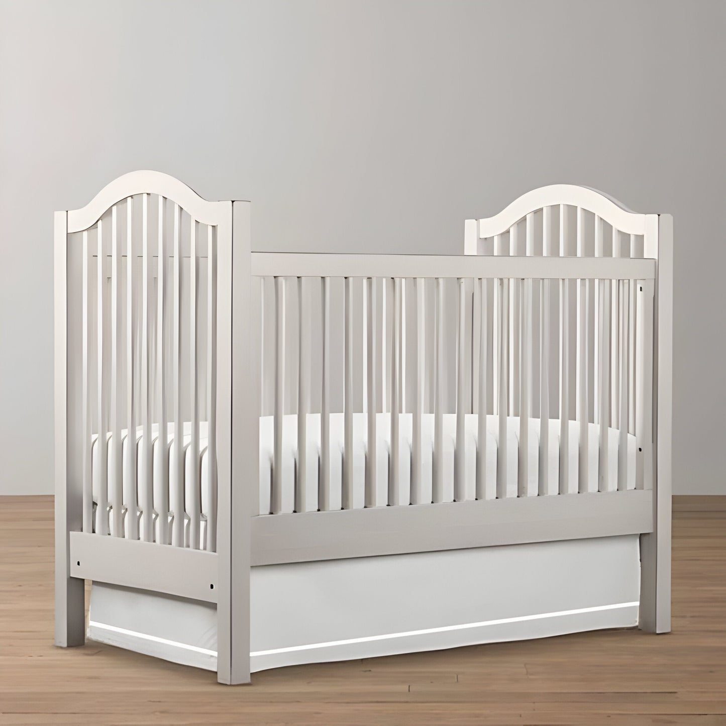 Single Embroidery Cotton Crib Skirt