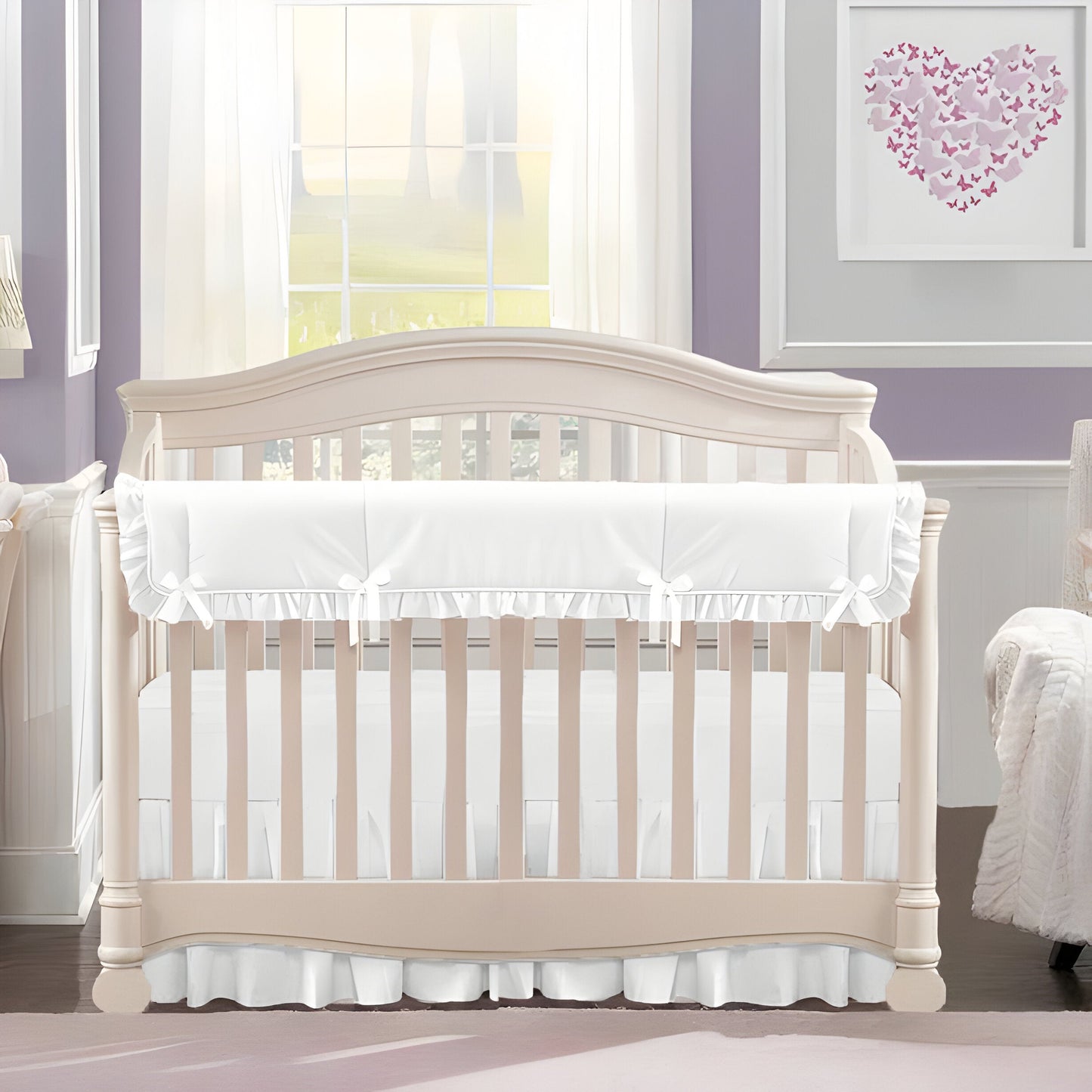 Cotton Knitted Crib Rail Cover