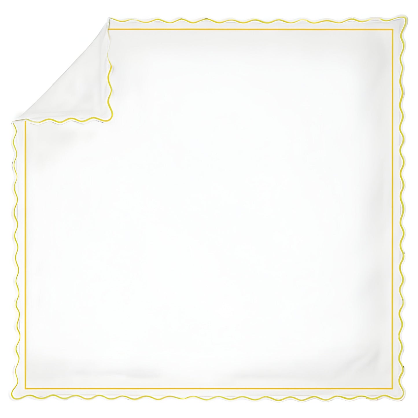 400TC Cotton Scallop Embroidery & Border Sateen Solid Duvet Cover Set