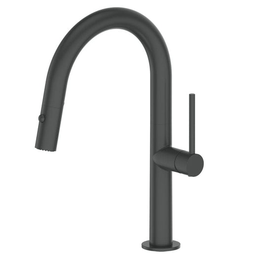 ZLINE Voltaire Kitchen Faucet, Electric Matte Black, VLT-KF-MB